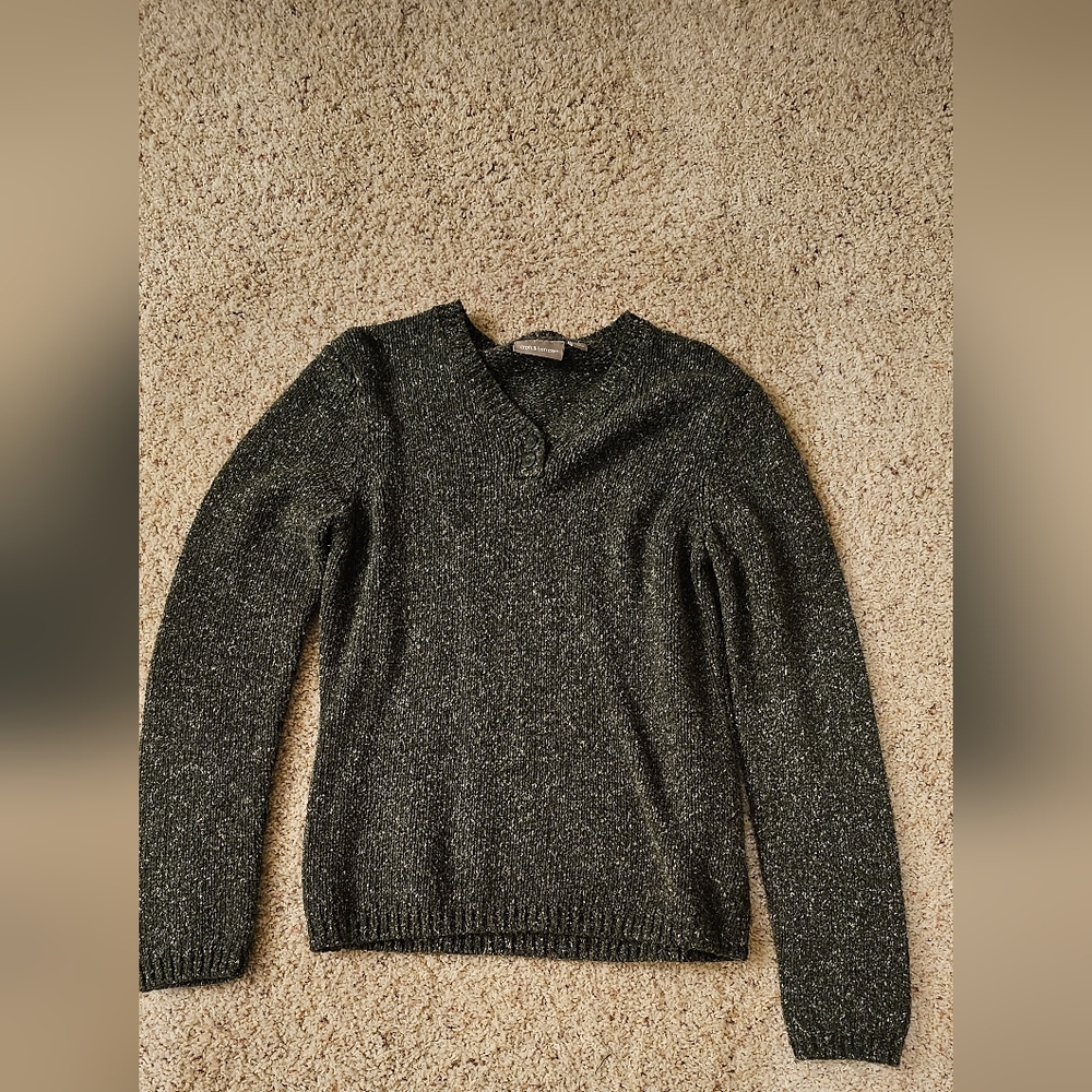 Green Marled Sweater